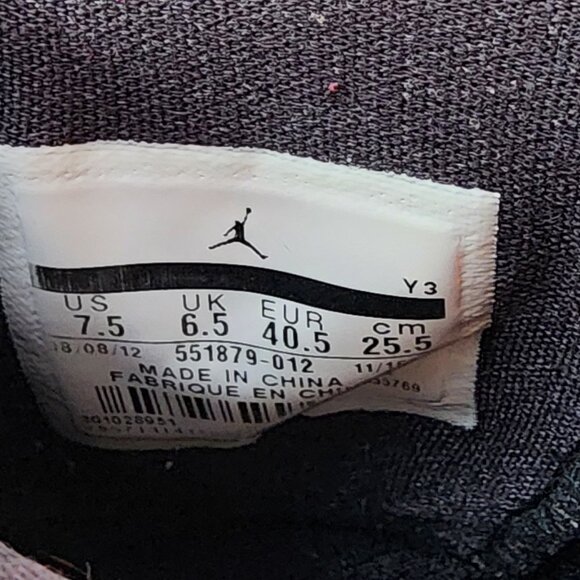 Nike Jordan Flywire Basketball Shoes Black Orange Size 7.5 US 40.5 EU - Picture 6 of 16